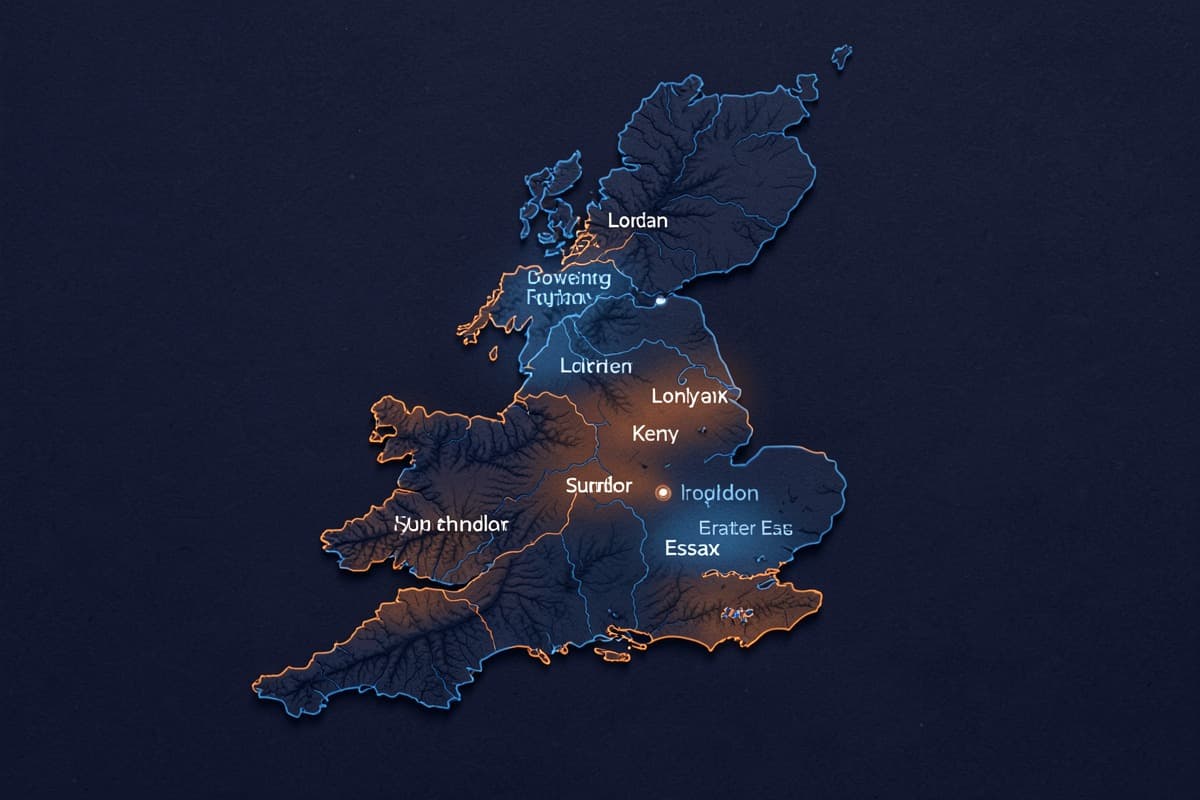 Map showing DPS coverage across London and the Home Counties