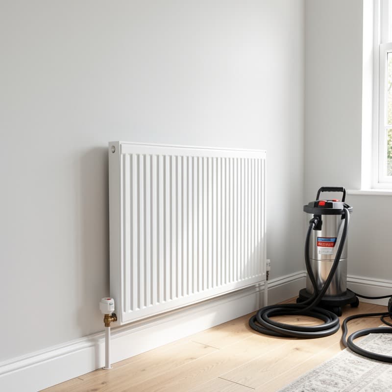 Power flush and radiator upgrade project